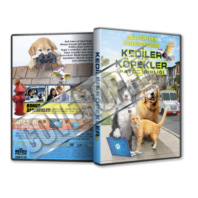 Kediler ve Köpekler 3 Pati Birliği 2020 Türkçe Dvd Cover Tasarımı